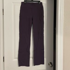 Plum straight leg yoga pants